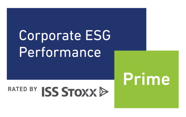 ISS Stoxx ESG Corporate Rating Prime Badge