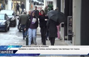 ΕΜΠΟΡΙΚΟΣ ΣΥΛΛΟΓΟΣ ΚΟΖΑΝΗΣ ΚΙΝΗΣΗ ΠΑΣΧΑ